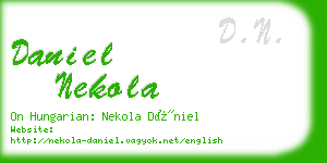 daniel nekola business card